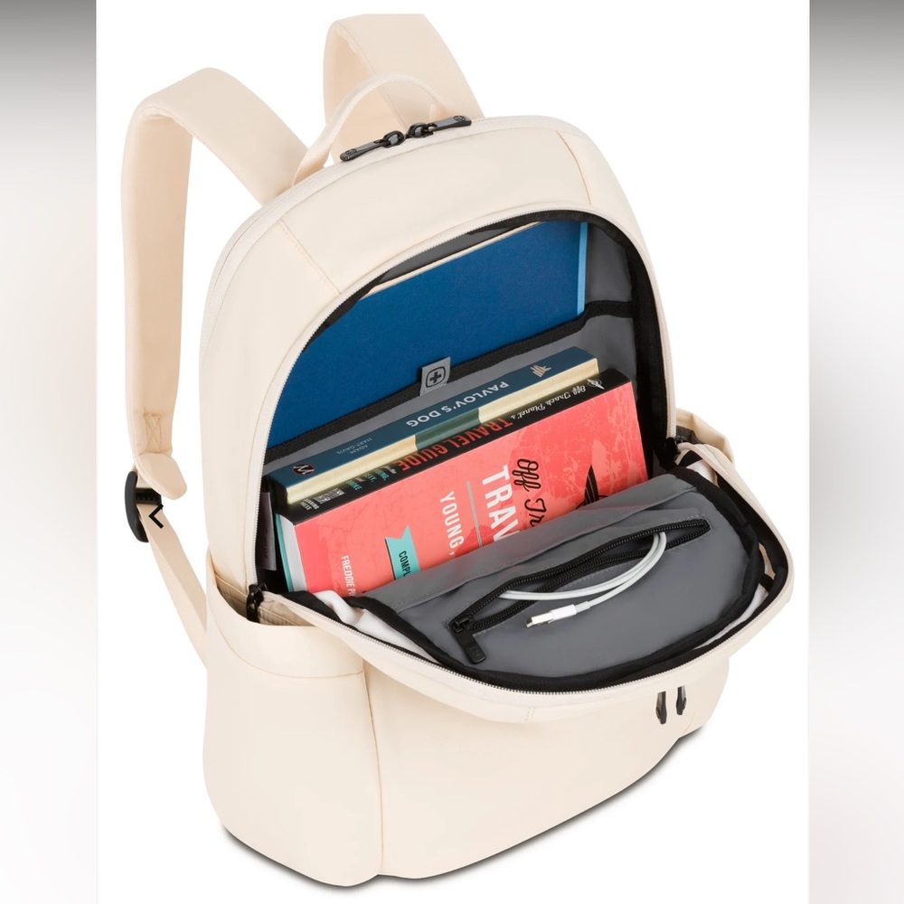 Swiss Tech THE BLOOM Cream Backpack - Picture 6 of 11